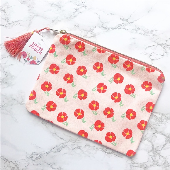 Target Floral Zipper Pouch 🍃🌺 - Picture 2 of 2